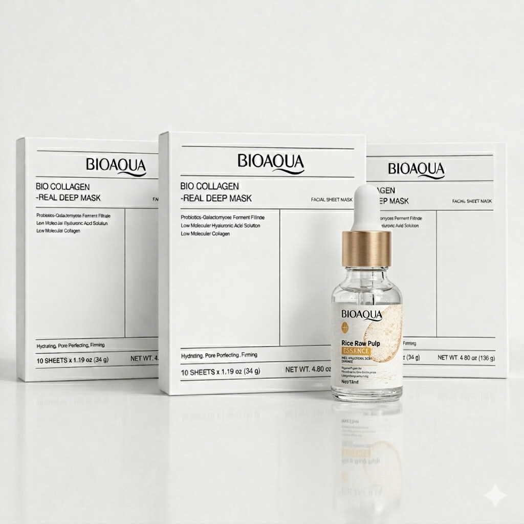 Mascara de colágeno BioAqua - Anti idade & Linha de expressão