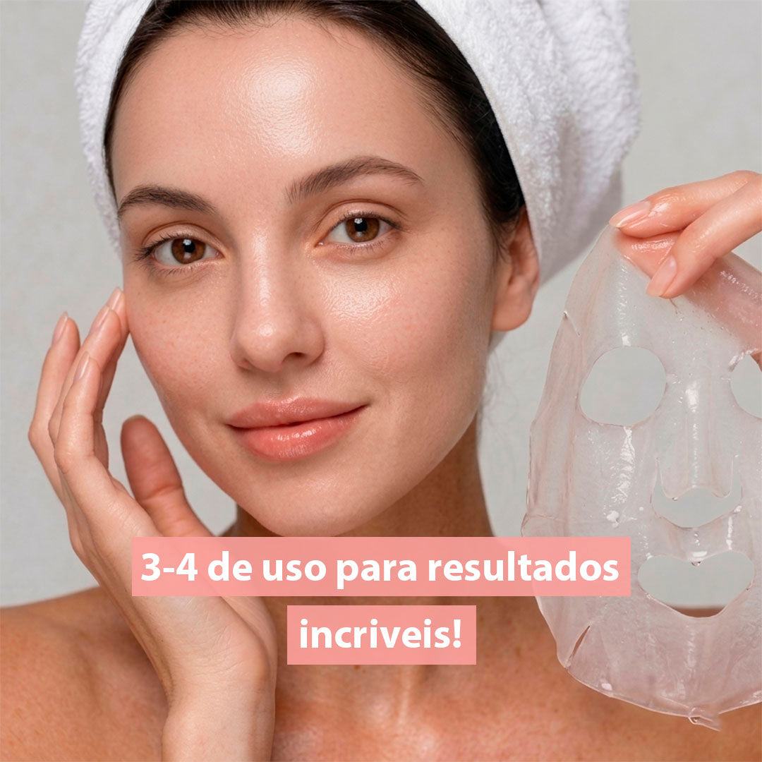 Mascara de colágeno BioAqua - Anti idade & Linha de expressão