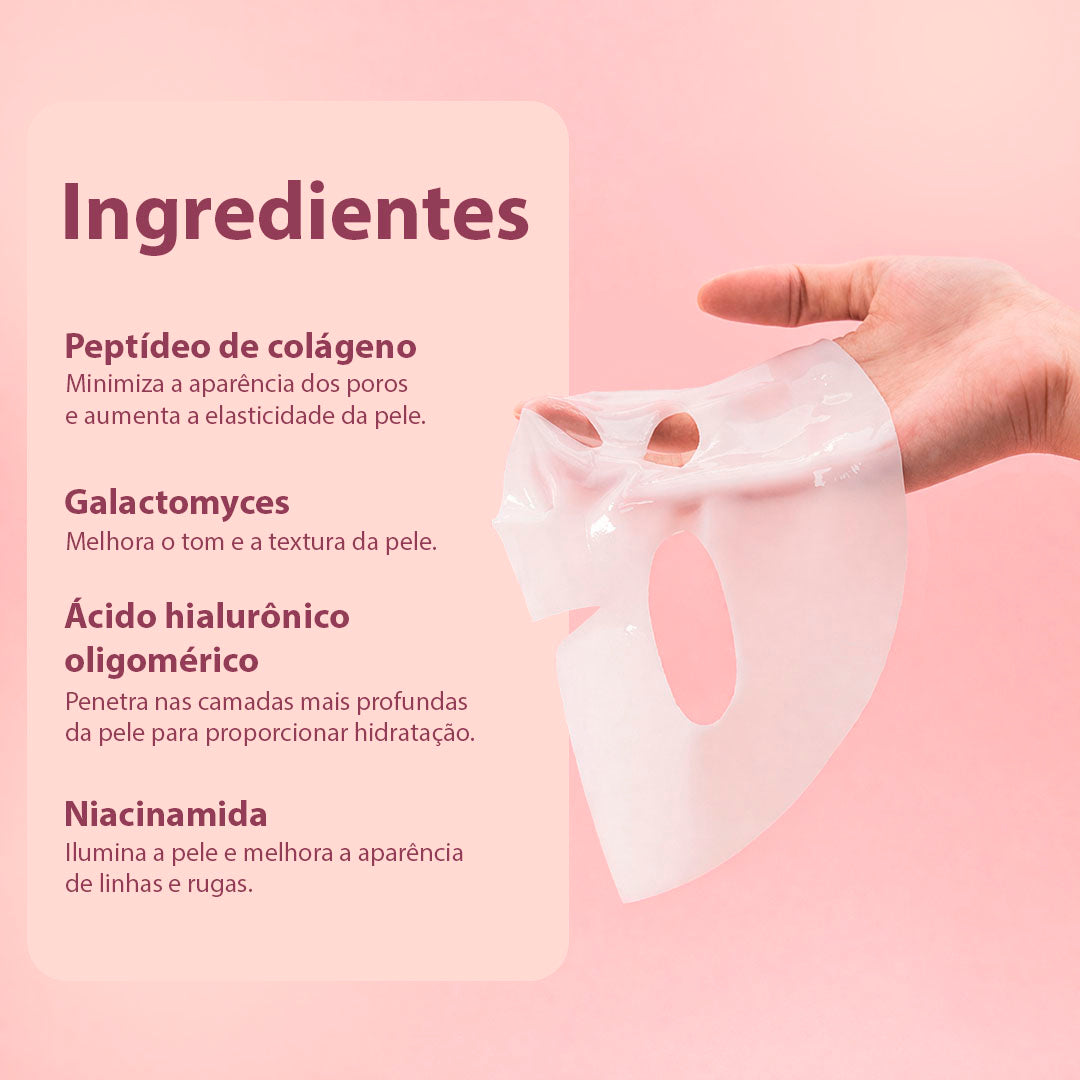 Mascara de colágeno BioAqua - Anti idade & Linha de expressão