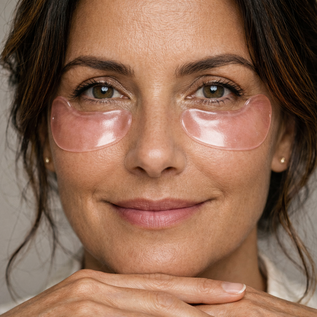 BIOAQUA - Máscara hidratante para olhos com ácido hialurônico.