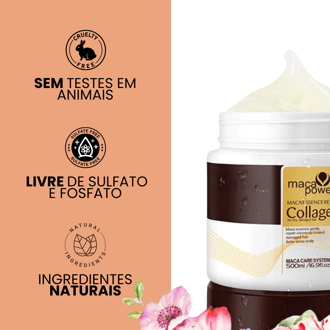 Máscara Colágeno Alemã Karseell® 536g [Restauração Permanente e Completa]