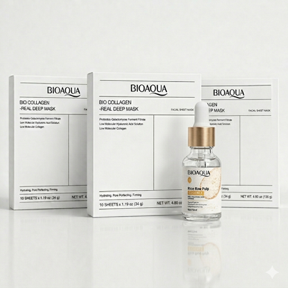 Mascara de colágeno BioAqua - Anti idade & Linha de expressão