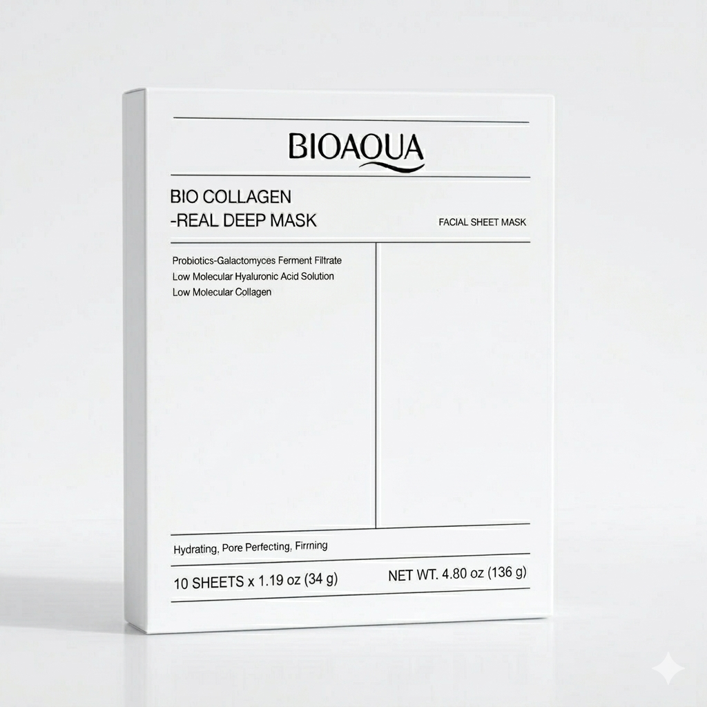 Mascara de colágeno BioAqua - Anti idade & Linha de expressão