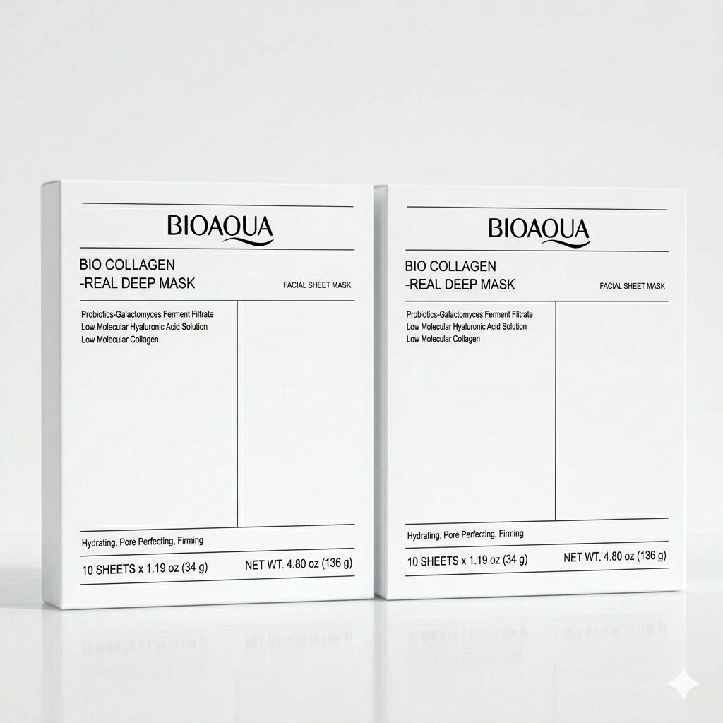Mascara de colágeno BioAqua - Anti idade & Linha de expressão