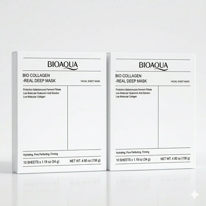Mascara de colágeno BioAqua - Anti idade & Linha de expressão