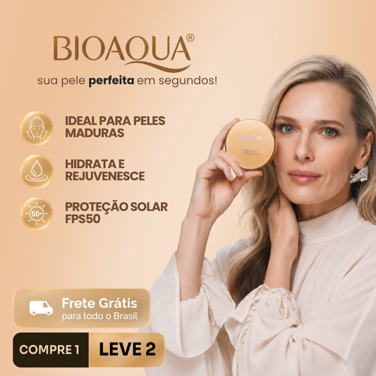 BioAqua Cream© - Base Profissional com Hidratação | Compre 1 e Leve 2 + Brindes e Frete Grátis