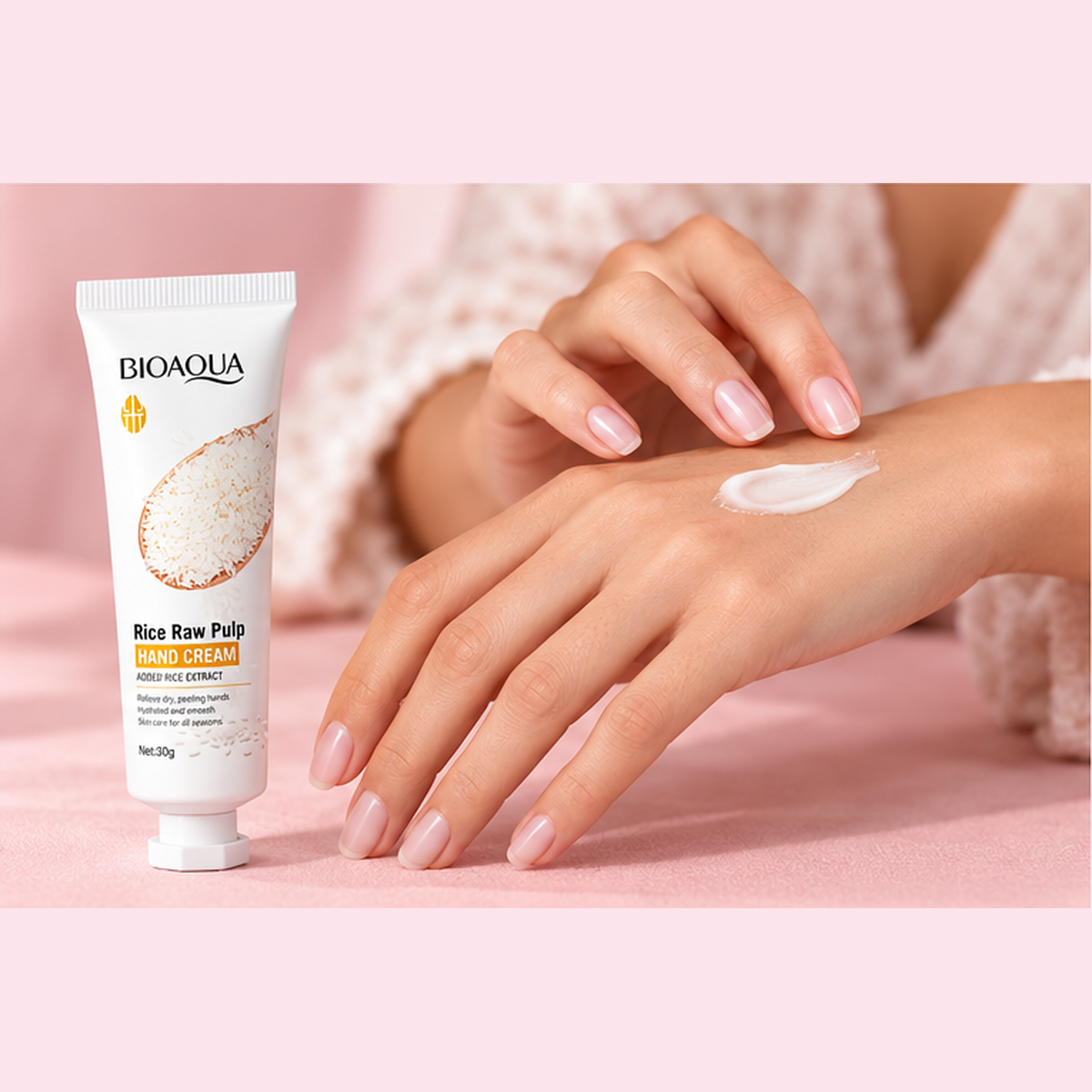 Modo de uso do creme para as mãos