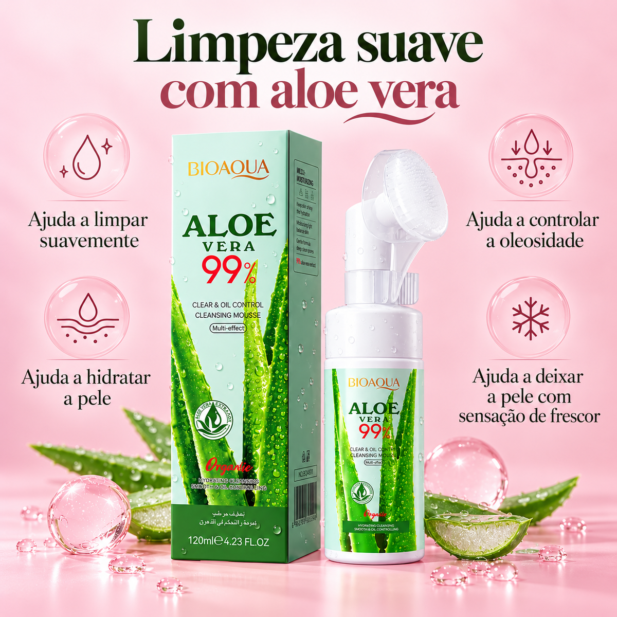 Benefícios da espuma facial