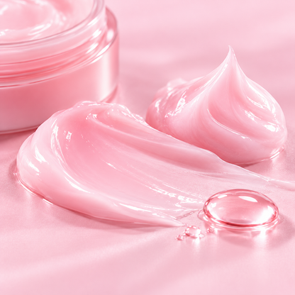 Textura do creme facial