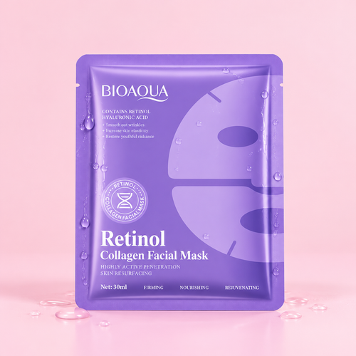 Máscara Facial Retinol e Colágeno BioAqua