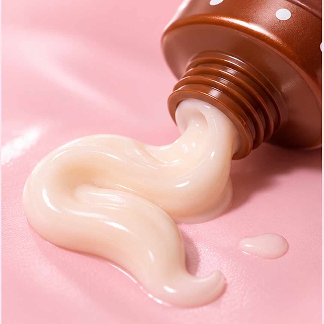 Textura do creme para as mãos