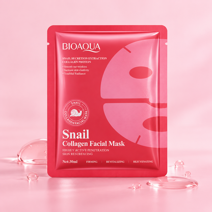Máscara Facial Colágeno de Caracol BioAqua