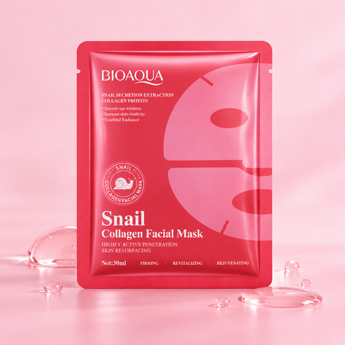 Máscara Facial Colágeno de Caracol BioAqua