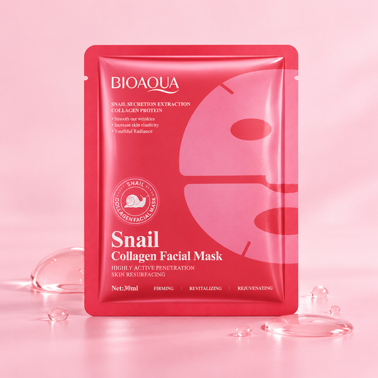 Máscara Facial Colágeno de Caracol BioAqua