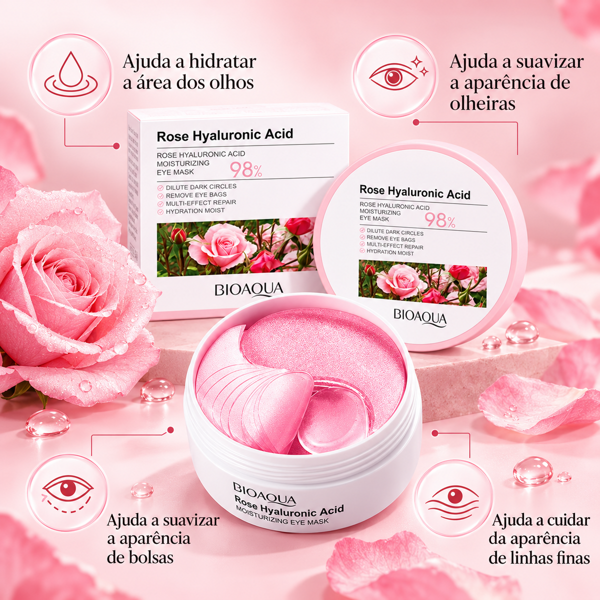 Benefícios dos patches de olhos