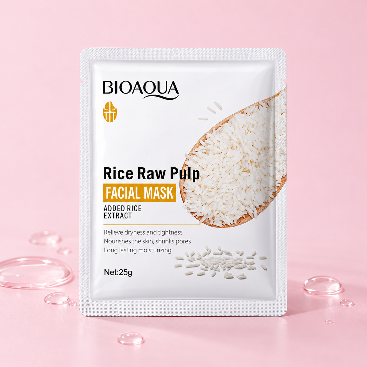 Máscara Facial Polpa de Arroz BioAqua