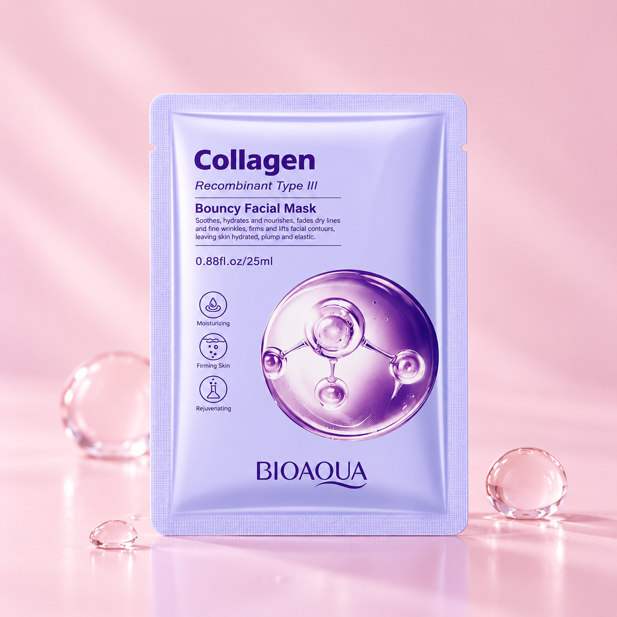 Máscara Facial Colágeno BioAqua