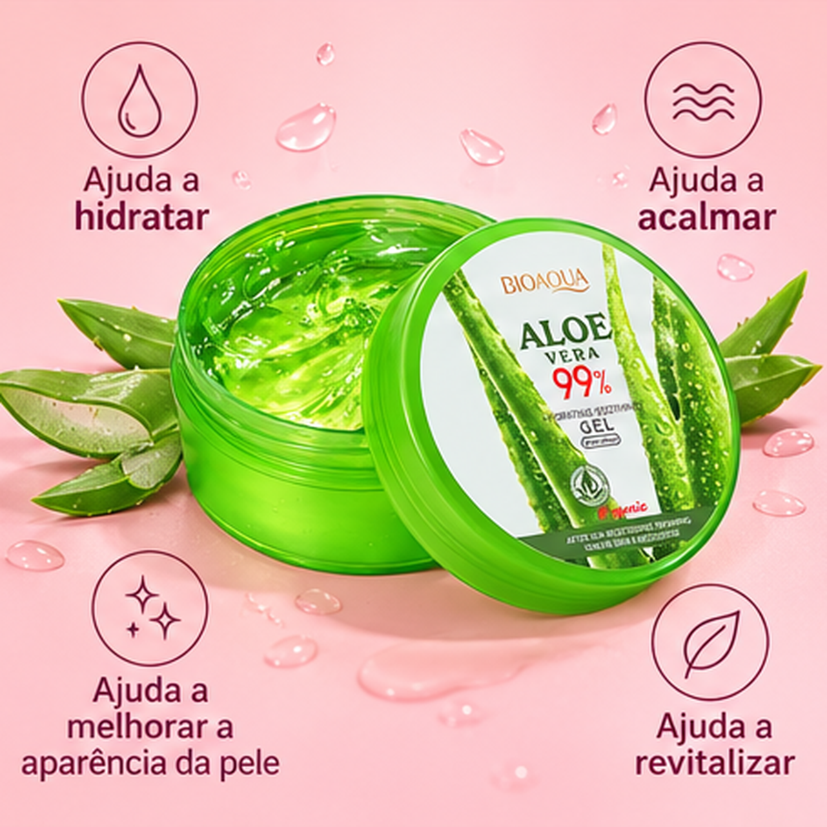 Benefícios do gel de aloe vera