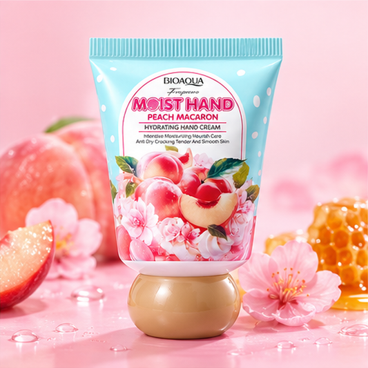 Creme para as Mãos Pêssego Macaron BioAqua