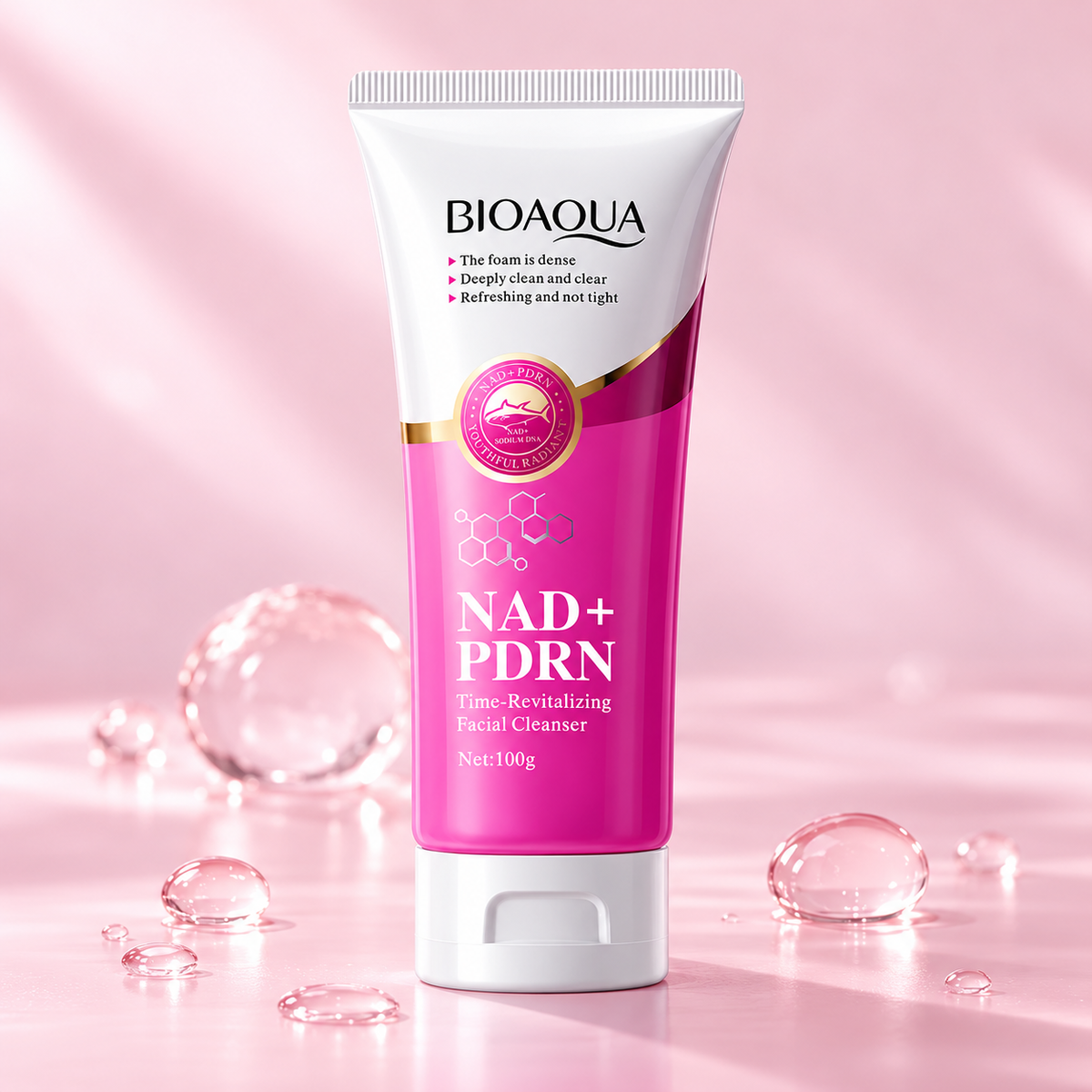 Espuma Facial NAD+ e PDRN BioAqua