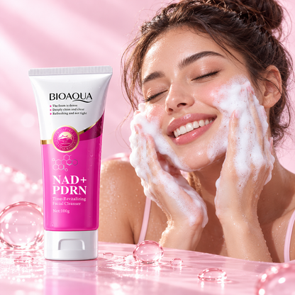 Modo de uso da espuma facial