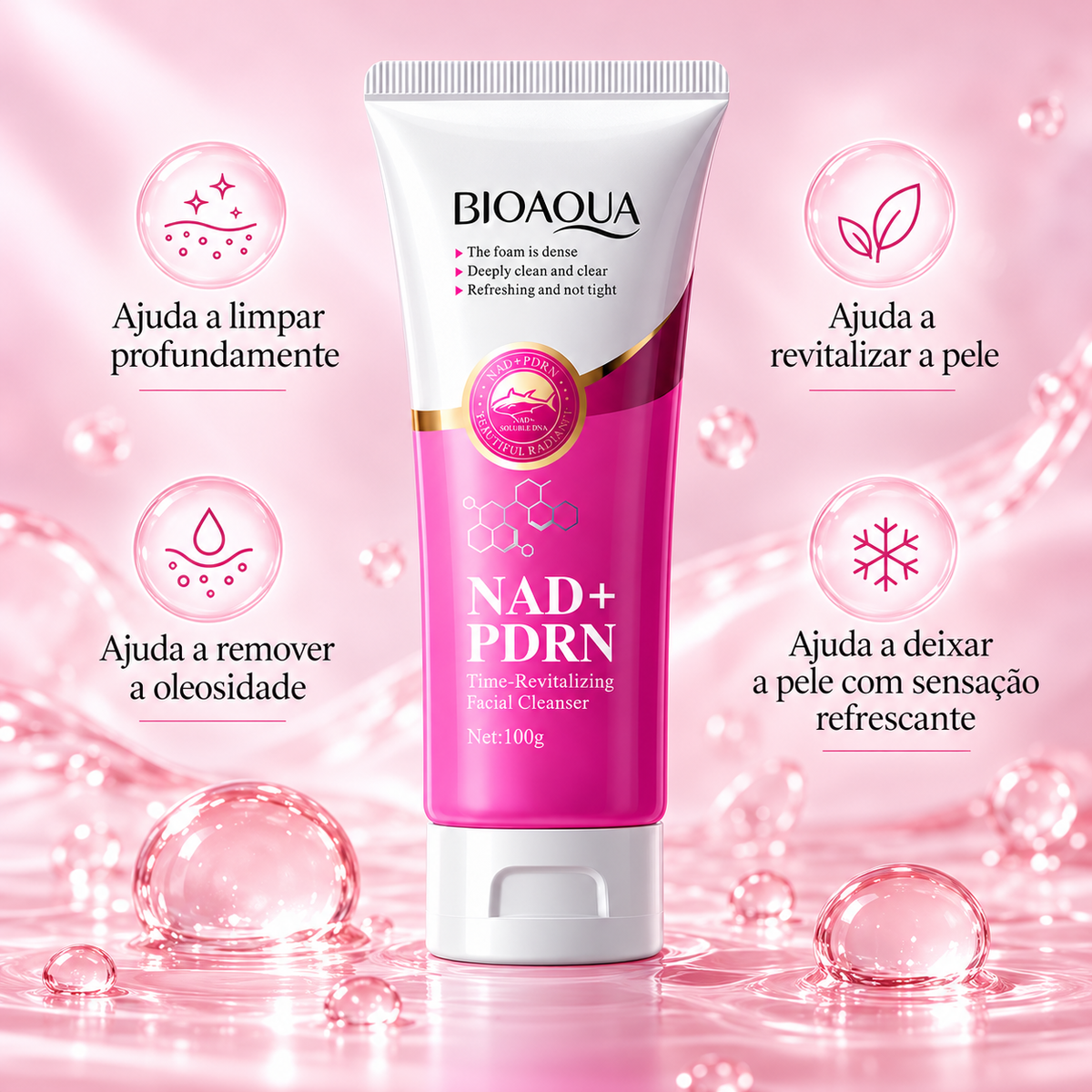 Benefícios da espuma facial