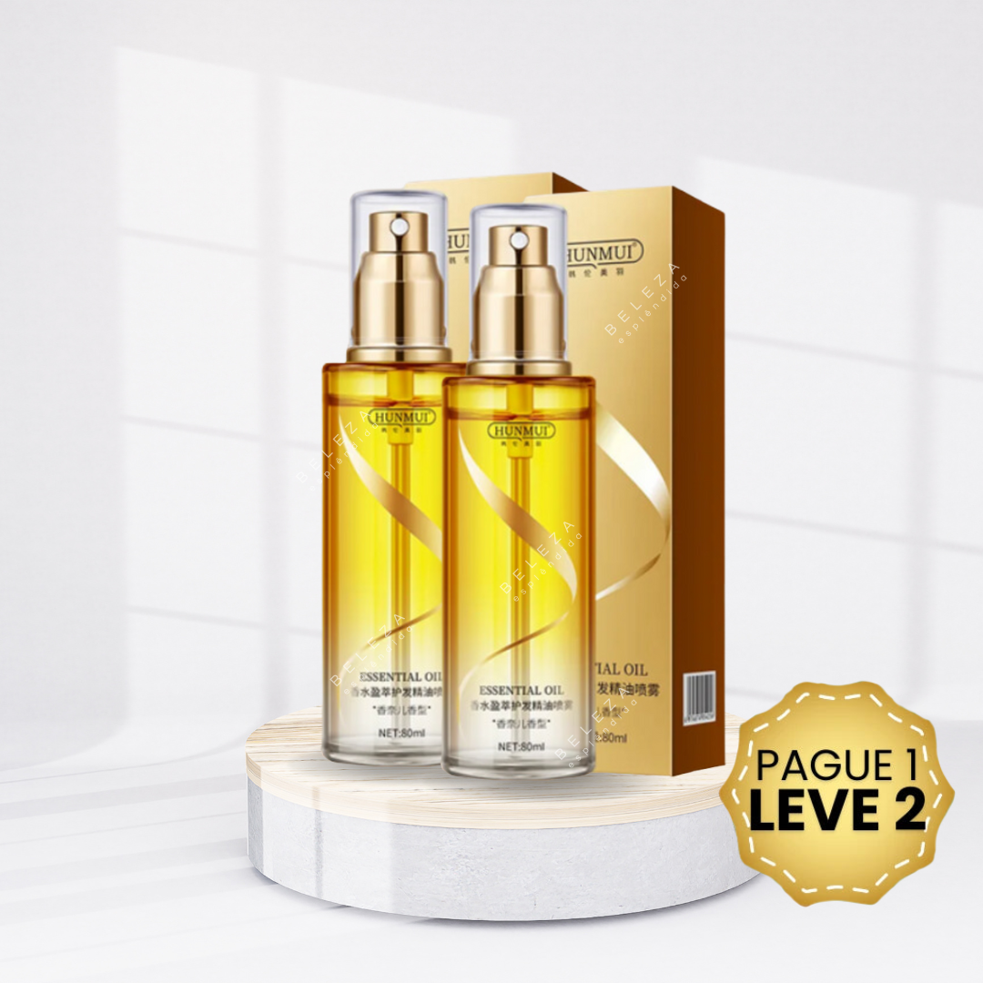 SelaFios Gold© 10 em 1: Spray Selador Multifuncional Coreano (Pague 01 Leve 02)