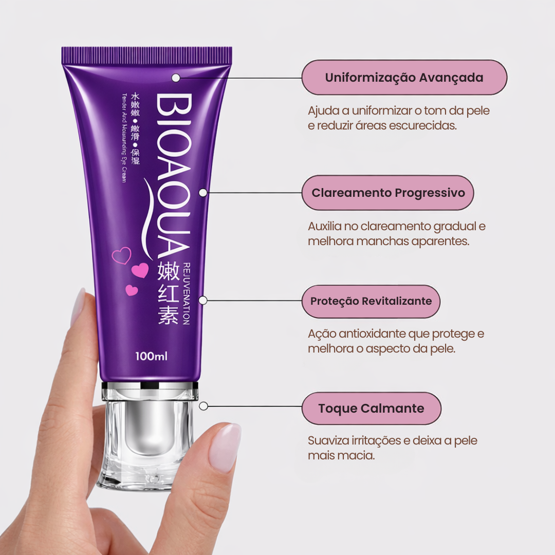 BioAqua Creme Clareador – Clareamento Intenso, Maciez e Pele Iluminada