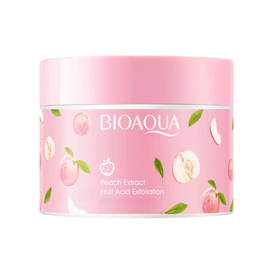 Bioaqua Pêssego - Esfoliação suave e eficaz, removendo impurezas