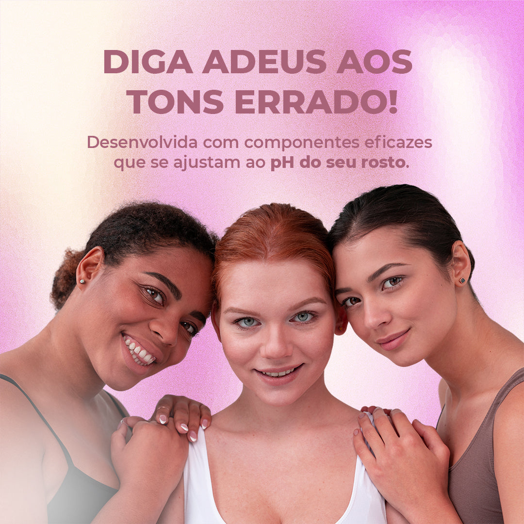 Base TLM 4 em 1 | Pele Uniforme, Natural e com Cobertura Automática