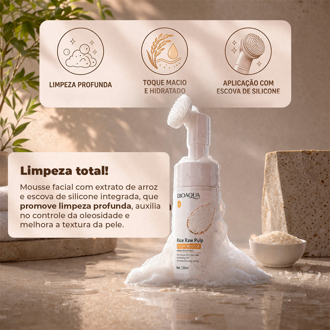 Kit Renovação Facial BioAqua - Limpeza Profunda & Reduz Linhas de Expressões